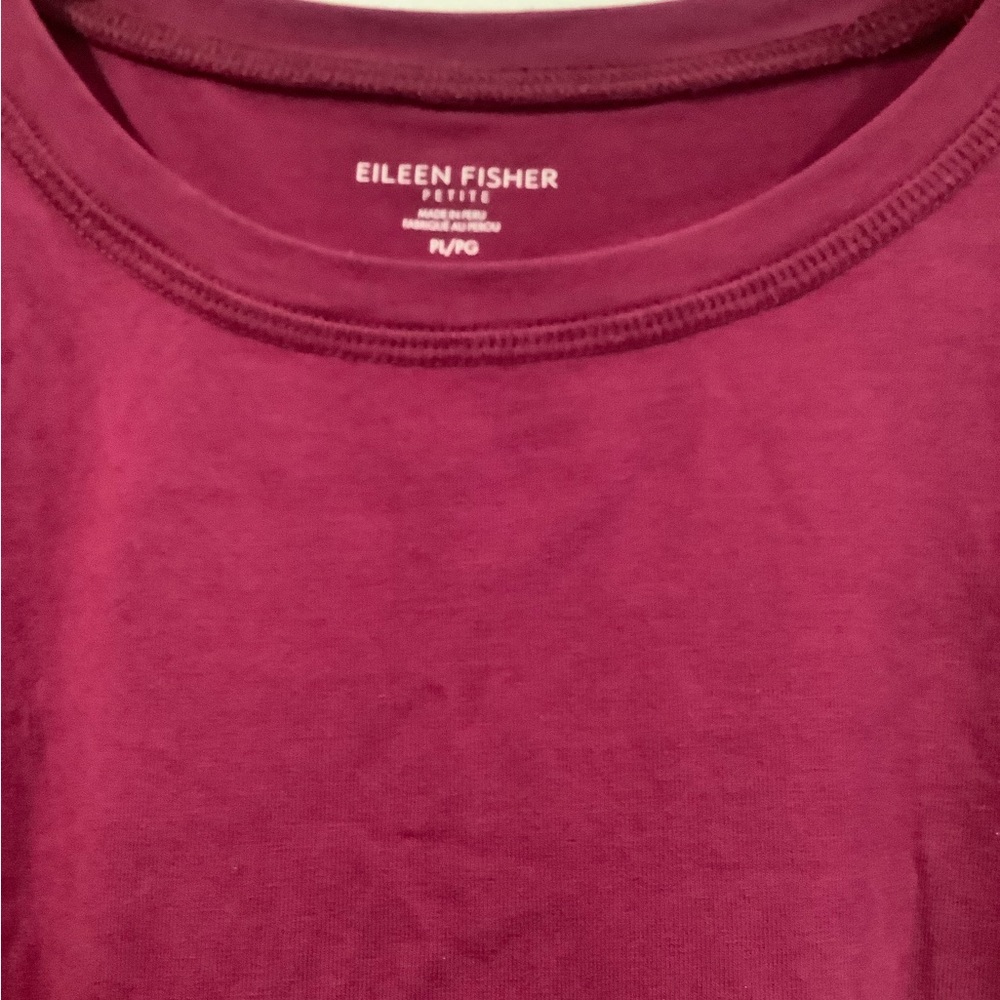 Eileen Fisher Magenta Midi Dress - Picture 4 of 5